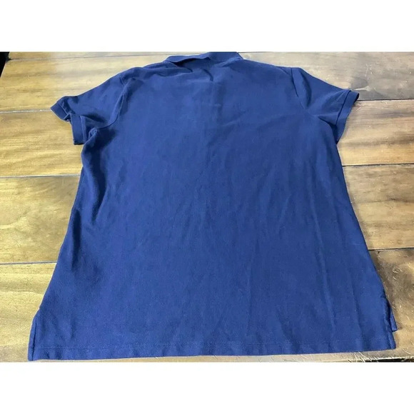 RALPH LAUREN Black Label Polo Short Sleeve Navy Shirt Size Large - Picture 8 of 8